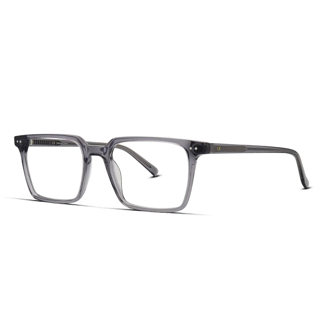 Sharp Rectangle Acetate Eyeglasses for Men