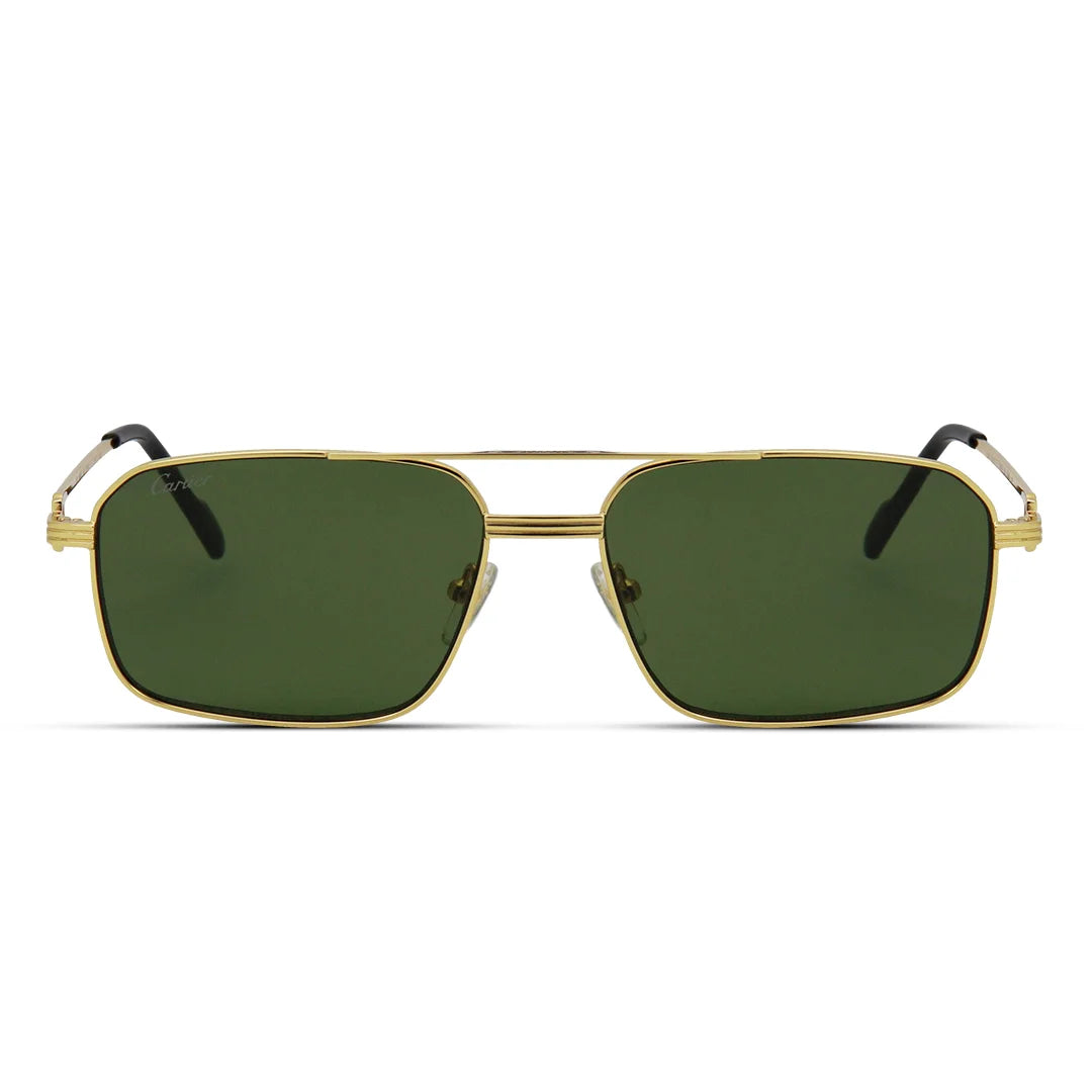 Timeless Aviator Rectangle Men’s Luxury Sunglasses
