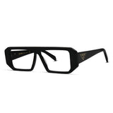 Sharp Geometric Thick Acetate Men’s Eyeglasses Bold & Modern Frame