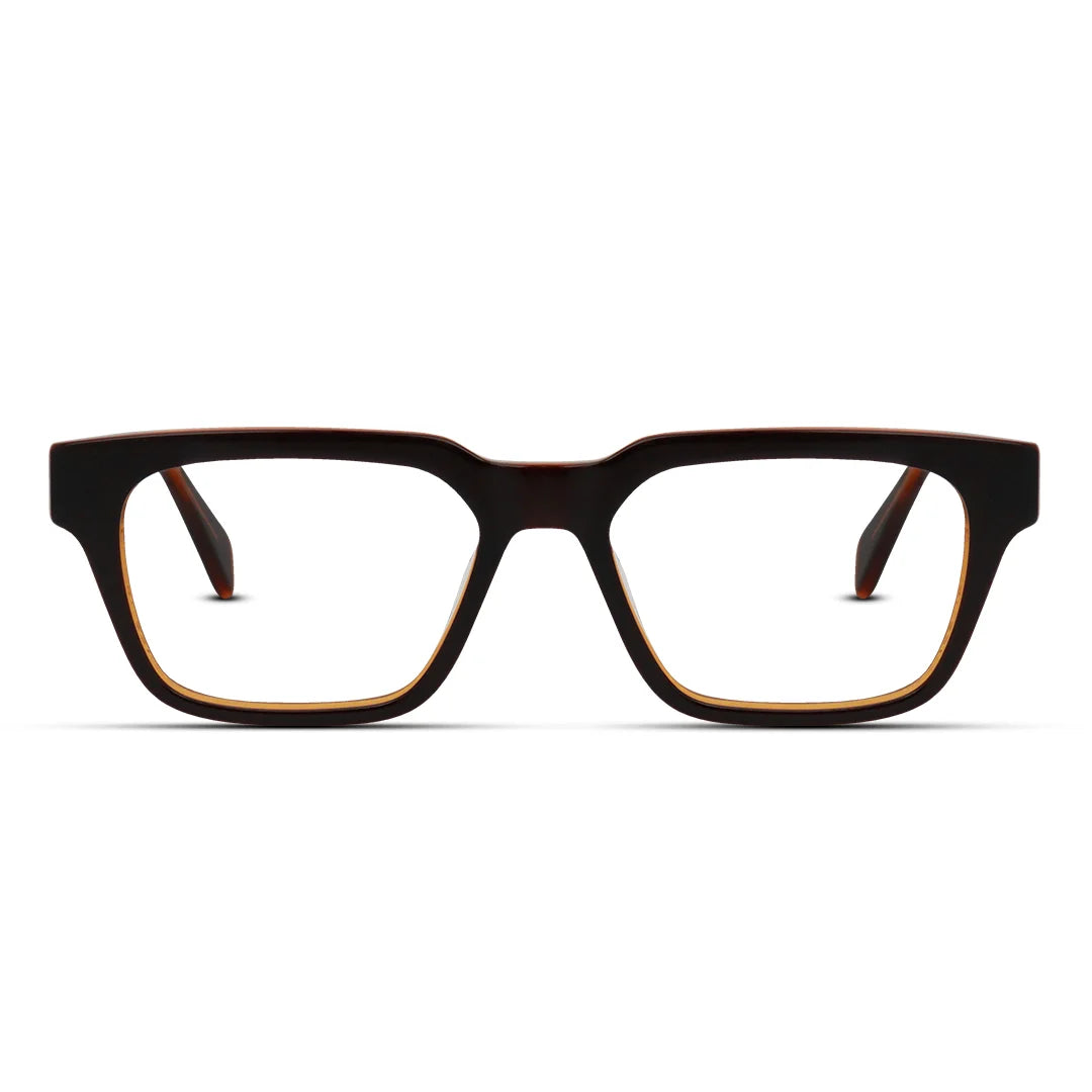 Men’s Bold Rectangle Eyeglasses