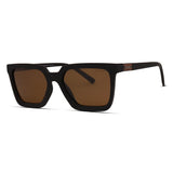 Men's Sharp Square Matte Sunglasses