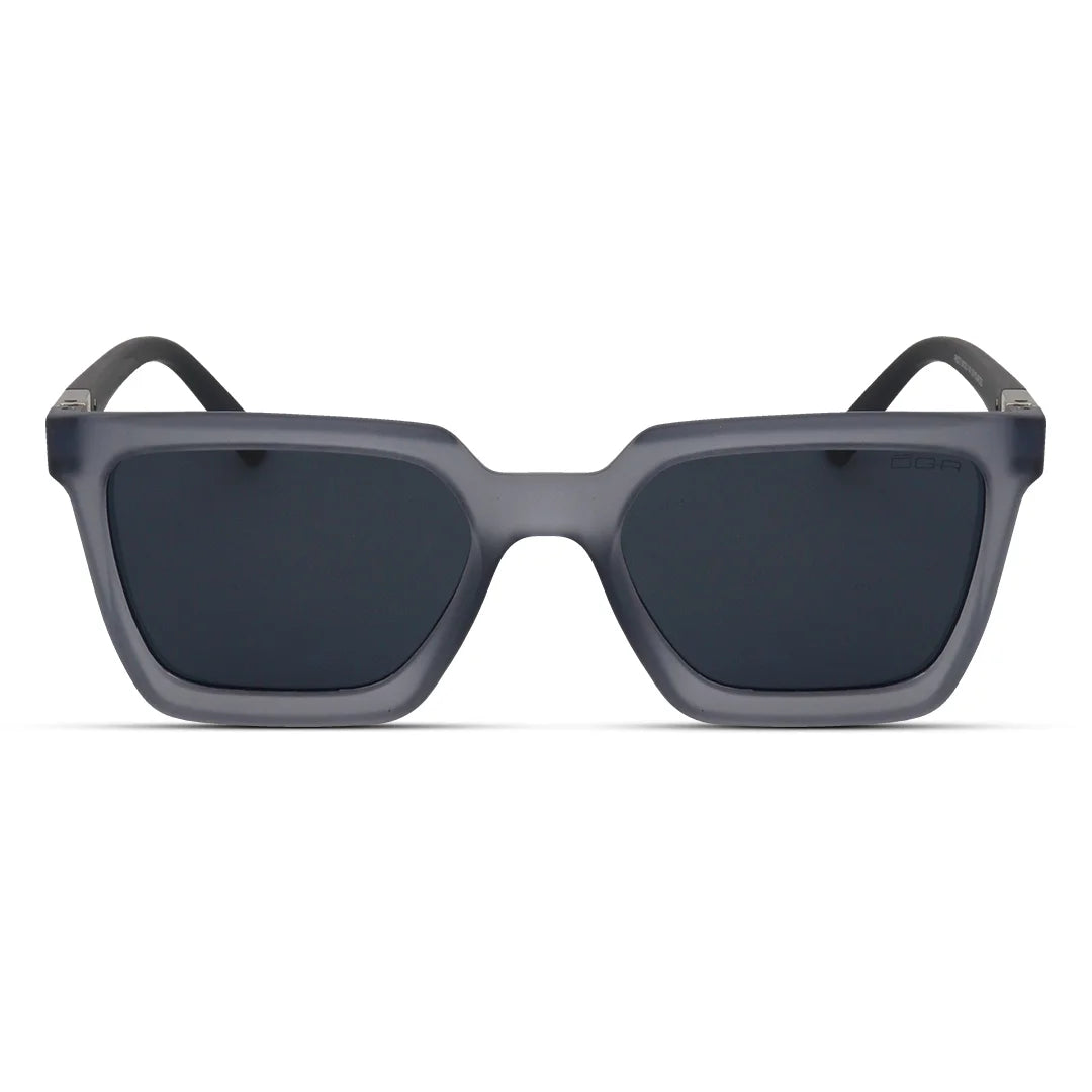 Men's Sharp Square Matte Sunglasses