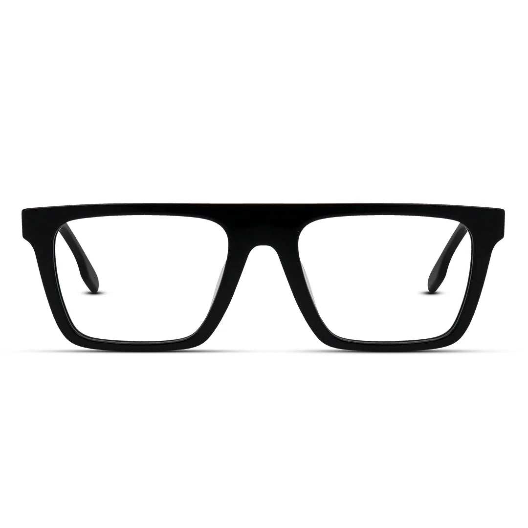 Men's Square Acetate Eyeglasses Bold & Sharp