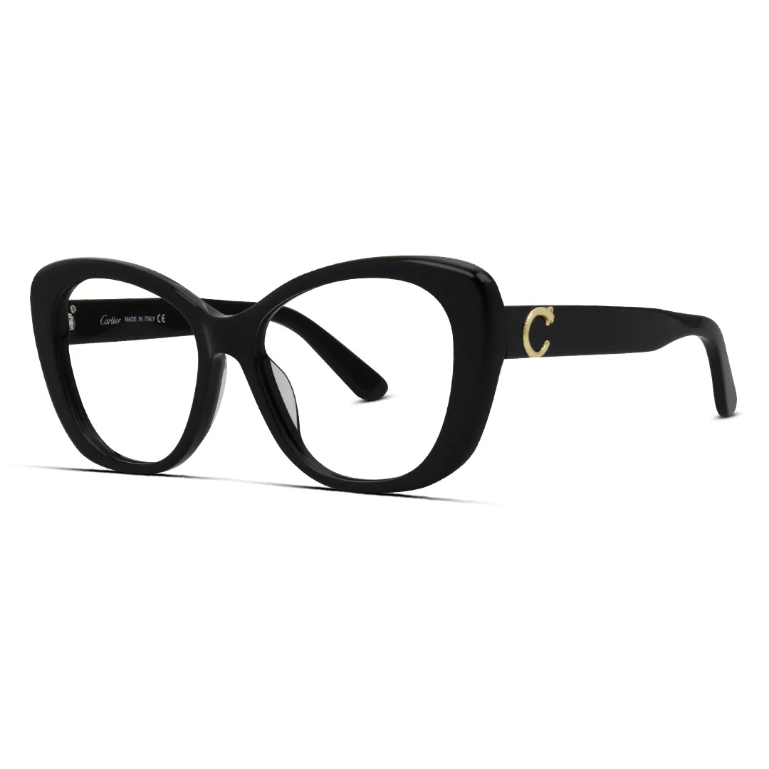 Women's Thick Cat Eye Acetate Eyeglasses Bold Statement Frame