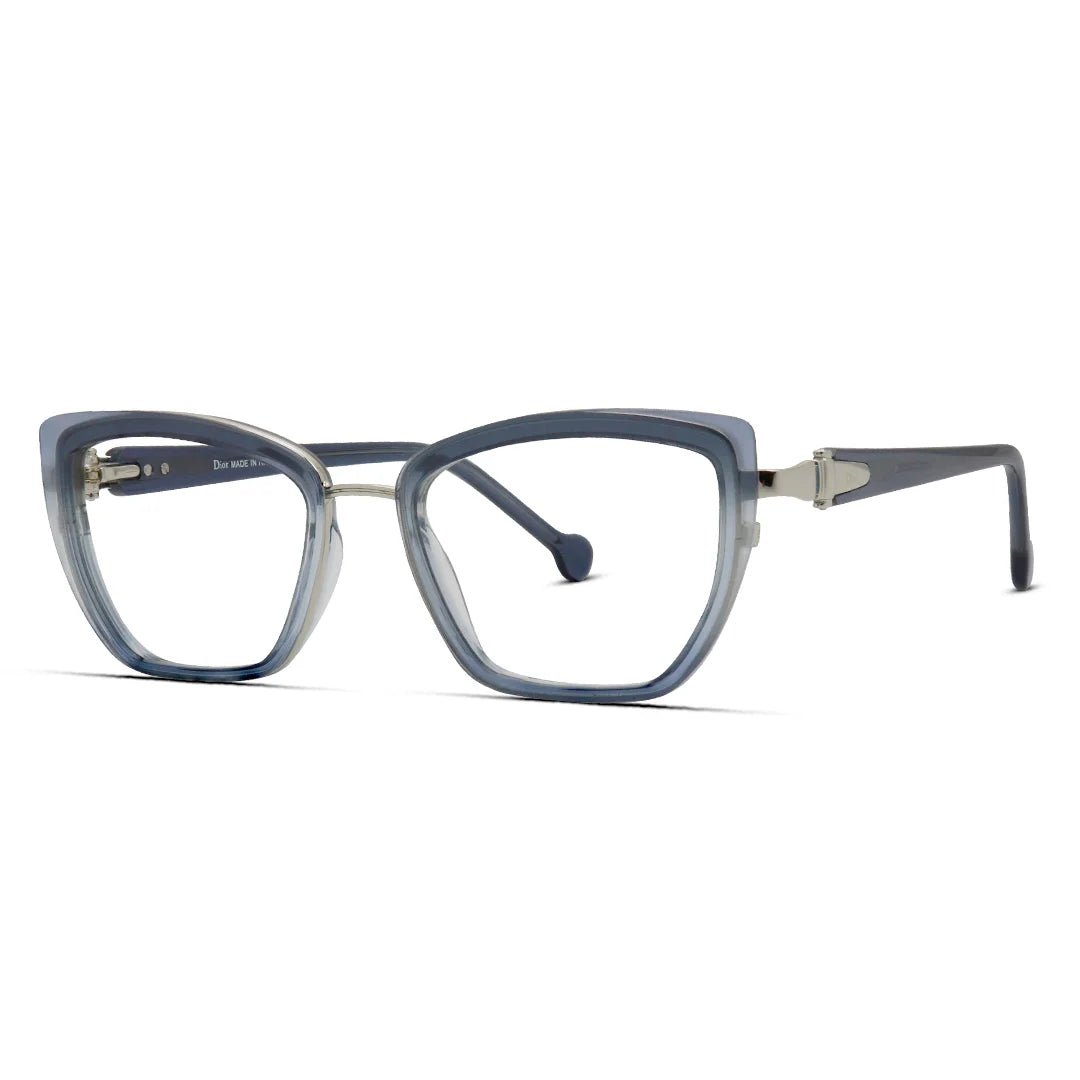 Premium Metal Cat-Eye Eyeglasses for Women Elegant Luxury