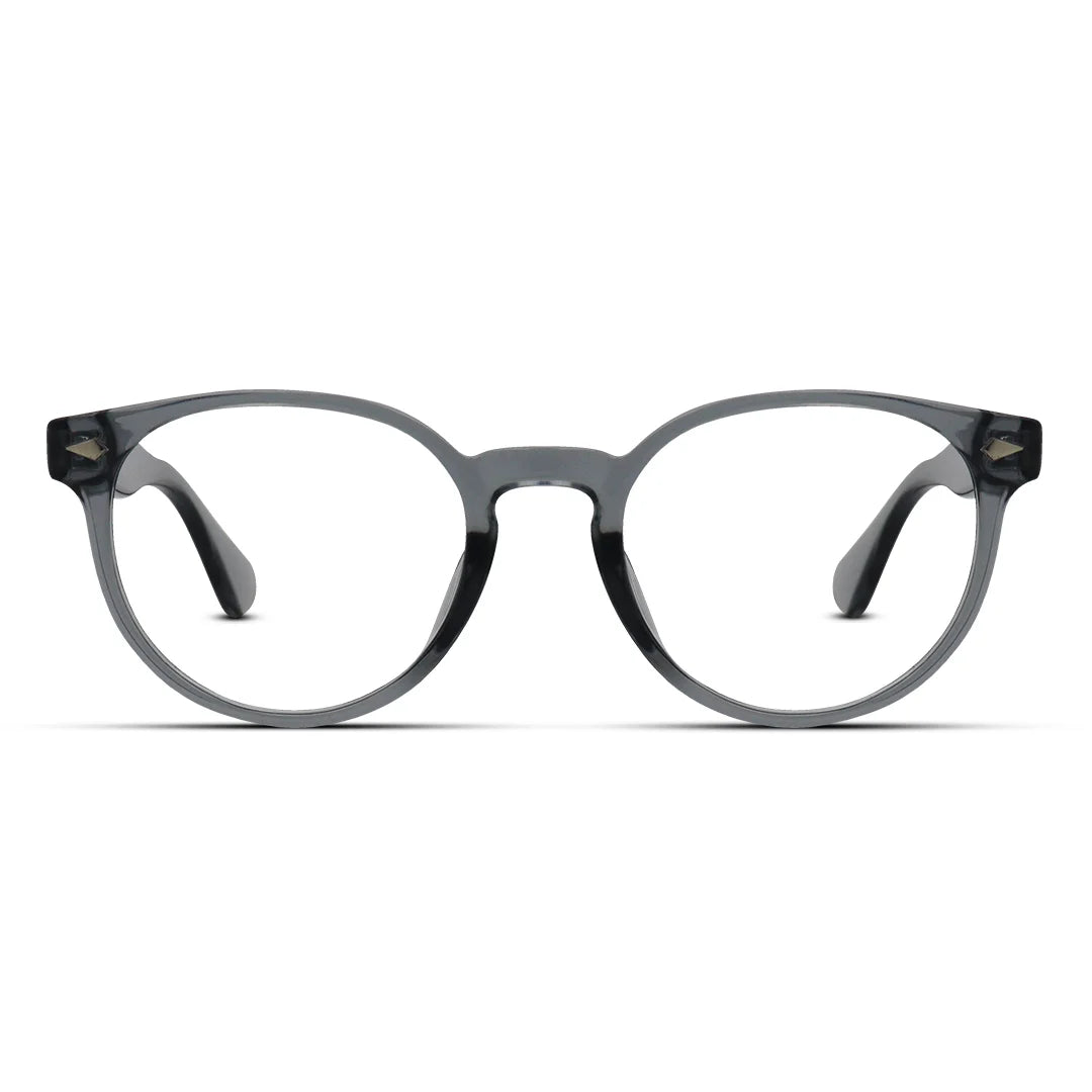 Round Plastic Unisex Eyeglasses