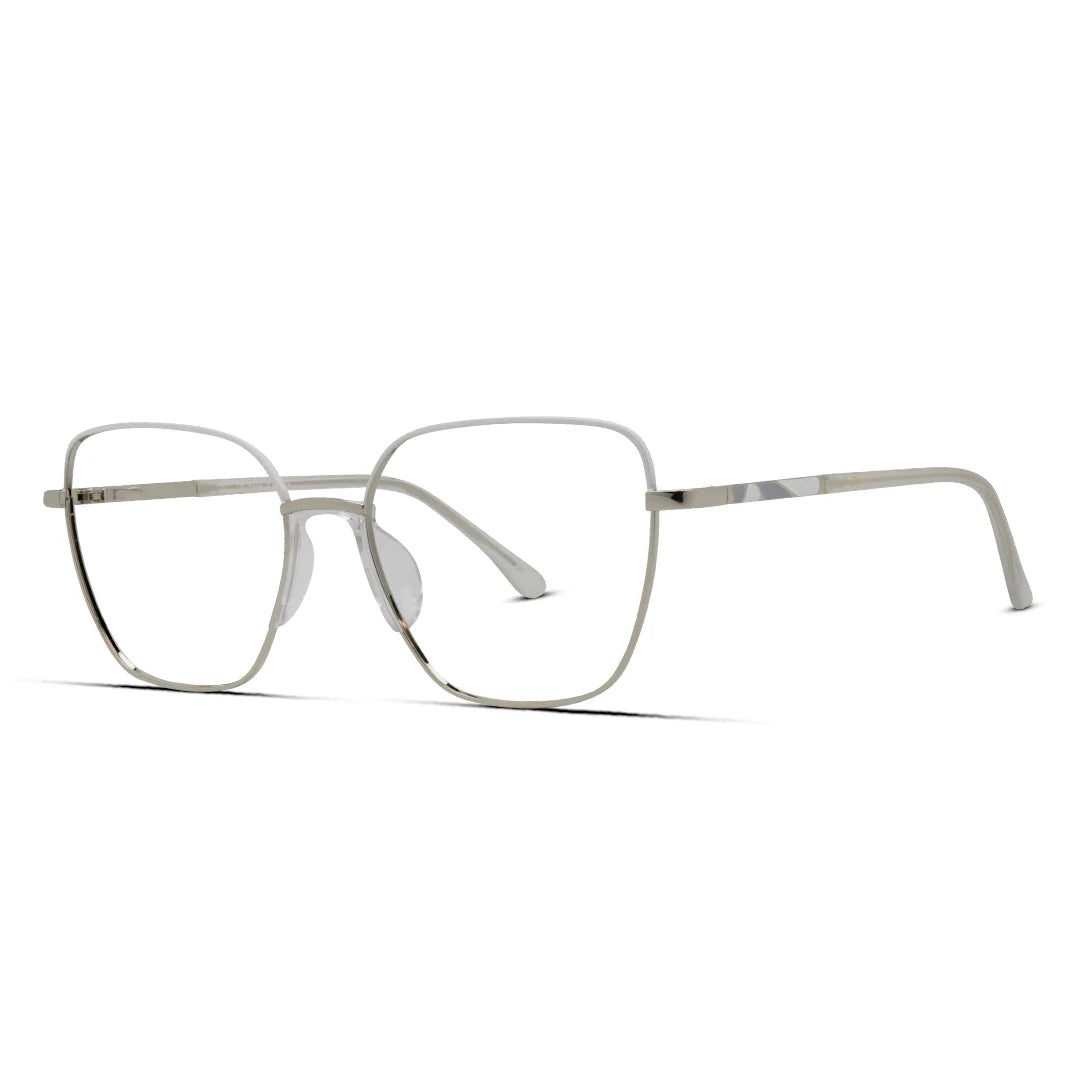 Women's Metal Cat-Eye Frame Chic Retro-Modern Eyewear