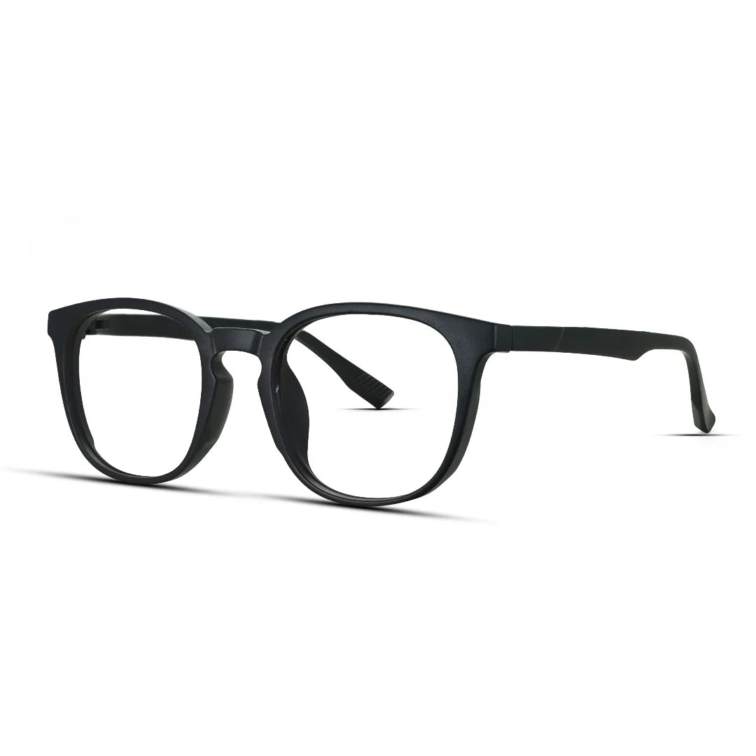 Semi Square Men Women Medium Ultra Lightweight Comfortable Eyeglasses