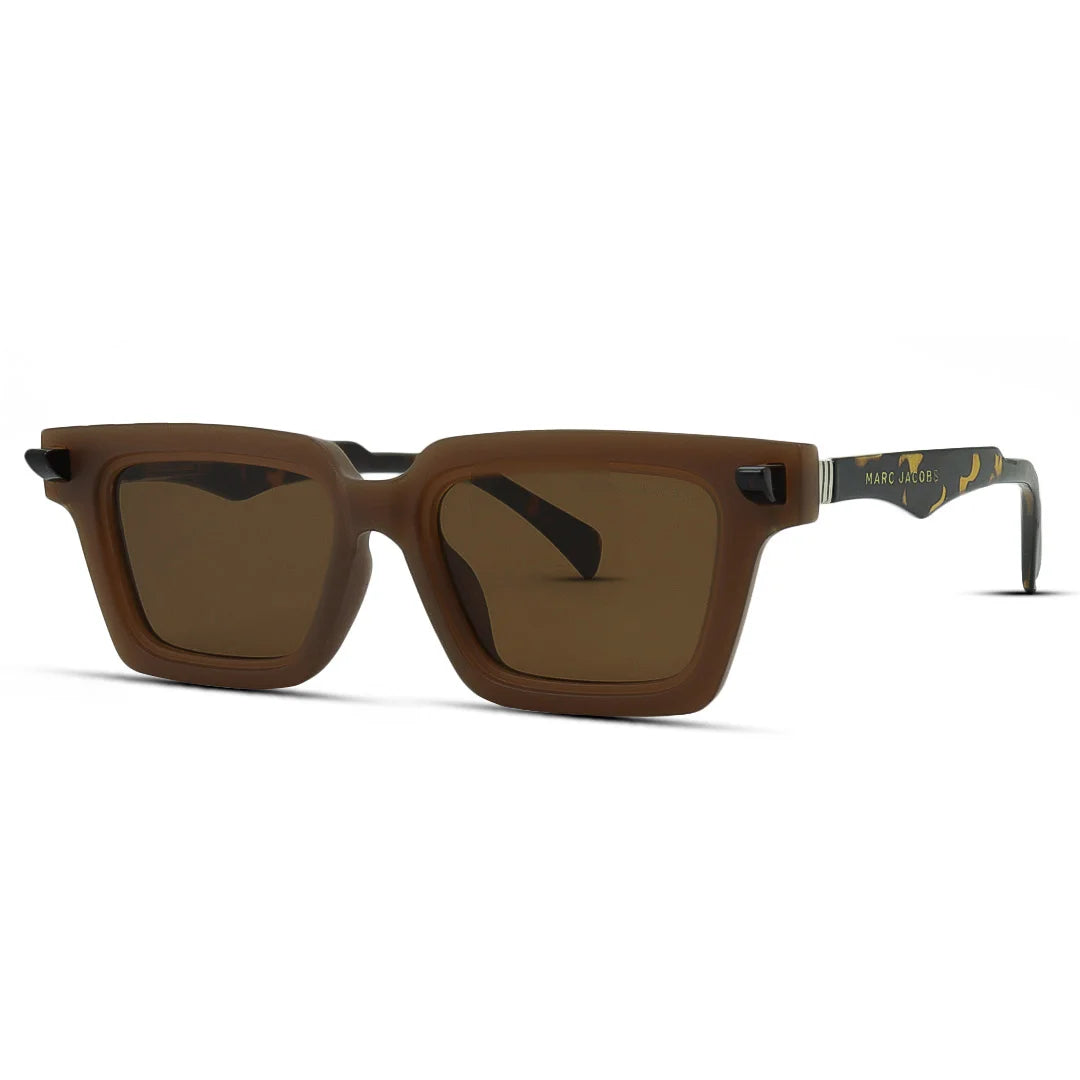 Rectangle Bold Medium Trendy Sunglasses