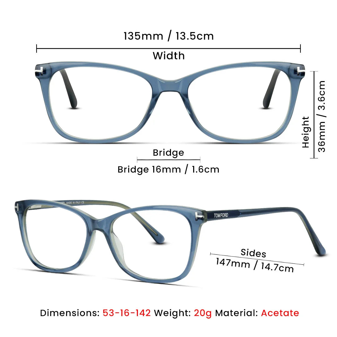 Cat Eye Medium Thin Acetate Eyeglasses