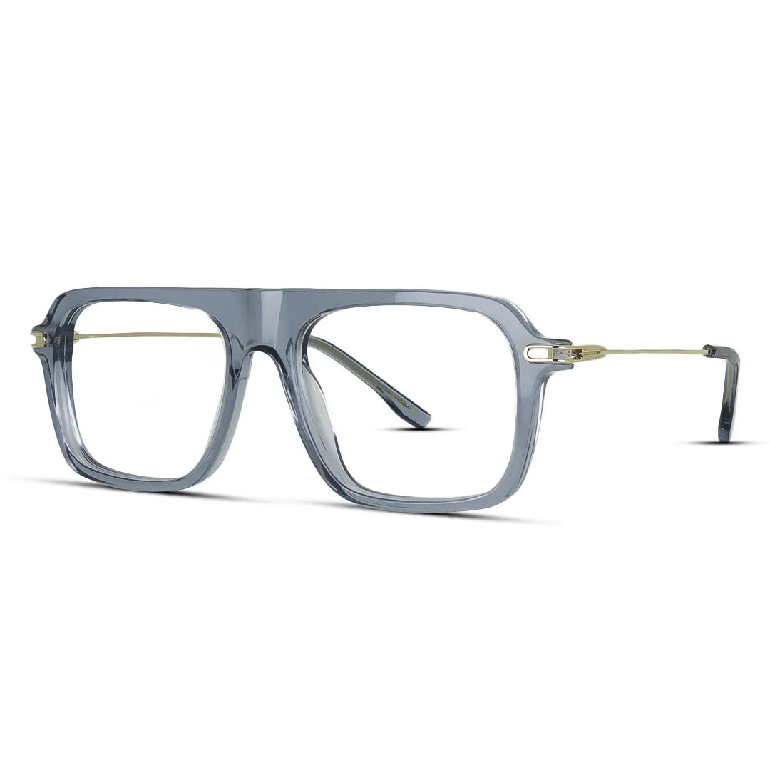 Aviator Square Acetate Thick Medium Men's Eyeglasses