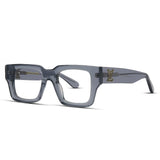 Bold Square Acetate Eyeglasses  Premium Unisex Frame