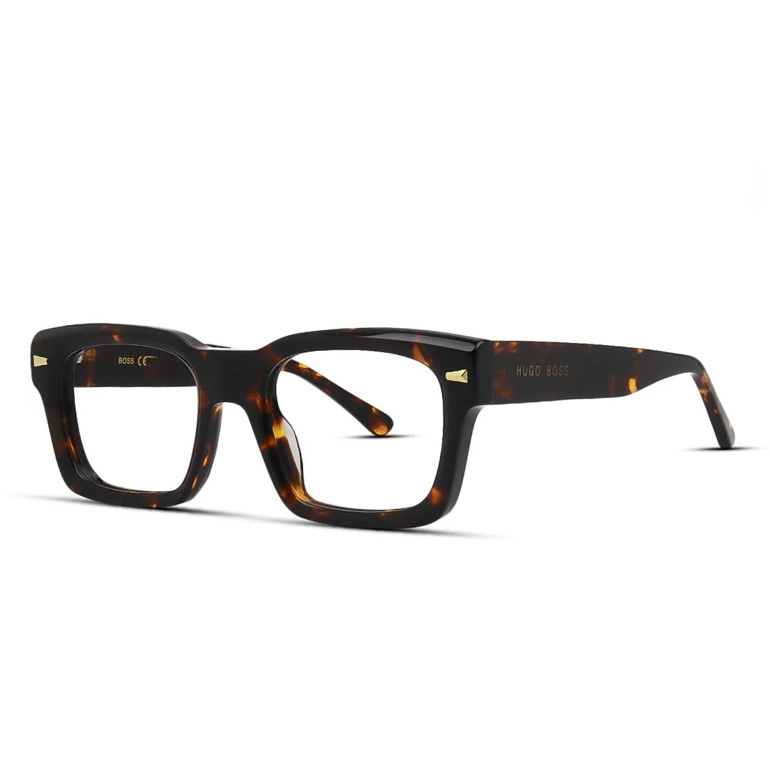 Thick Bold Square Acetate Unisex Eyeglasses - Timeless Style