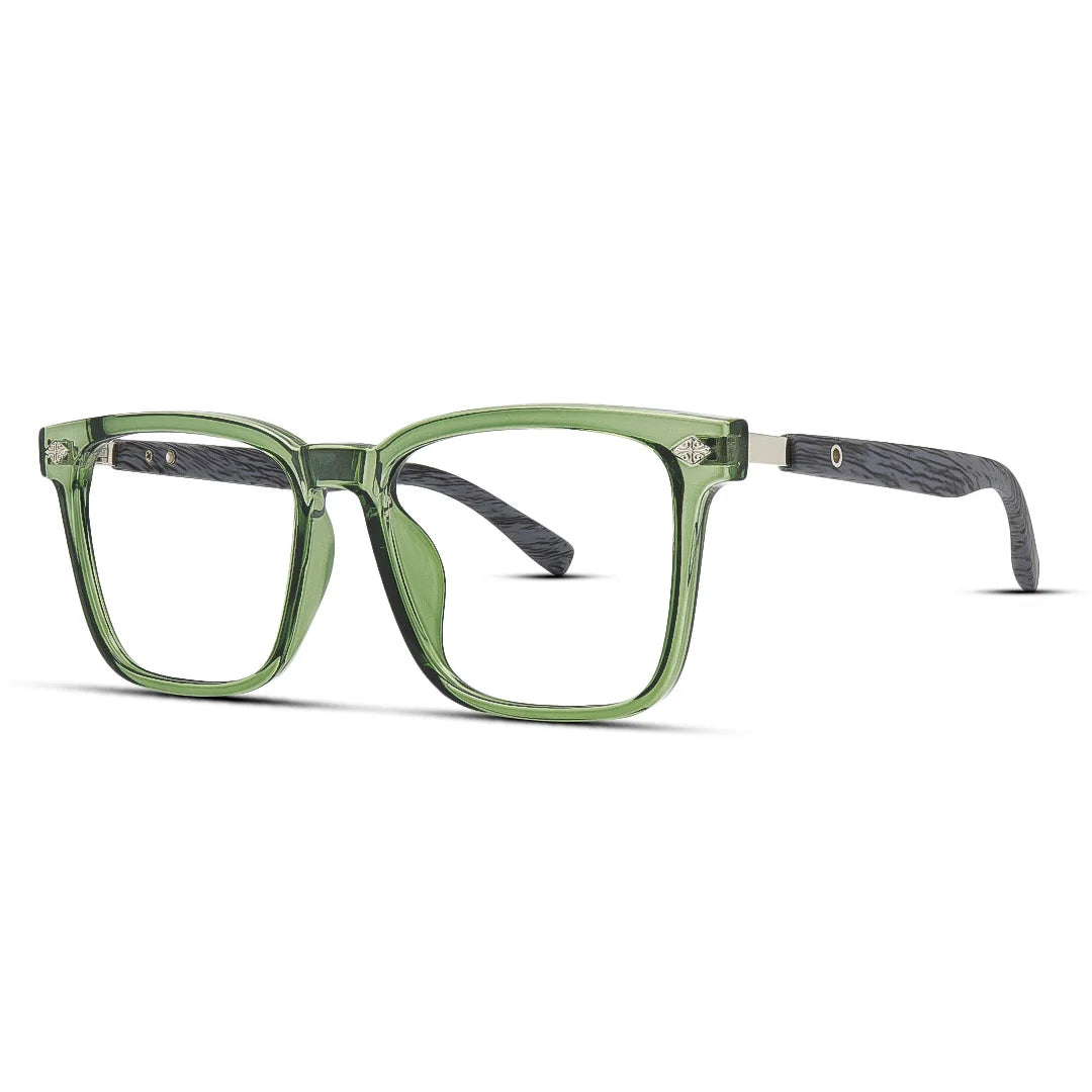 Minimal Modern Large Matrix Square Eyeglasses for Men & Women