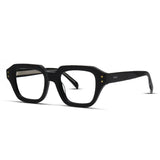 Thick Bold Hexagon Acetate Eyeglasses For Men & Women