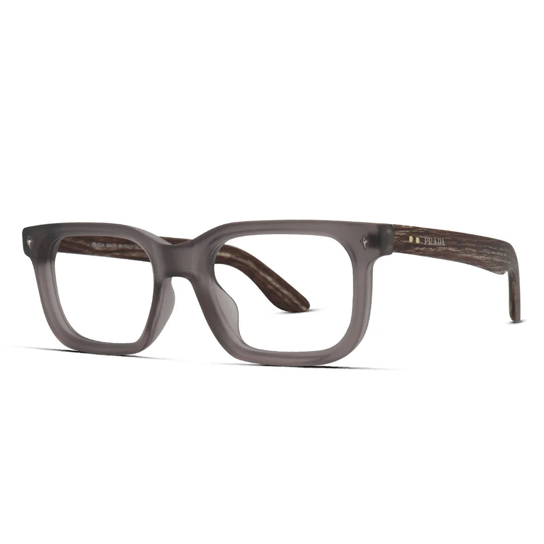 Men’s Thick Rectangle Matte Eyeglasses Bold & Modern Frames
