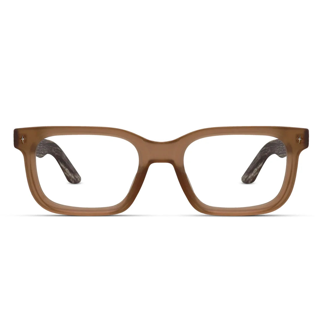 Thick Rectangular Frames Men’s Thick Rectangle Matte Eyeglasses Bold & Modern Frames – OPTILOOK