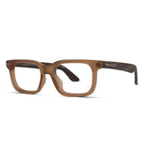 Men’s Thick Rectangle Matte Eyeglasses Bold & Modern Frames