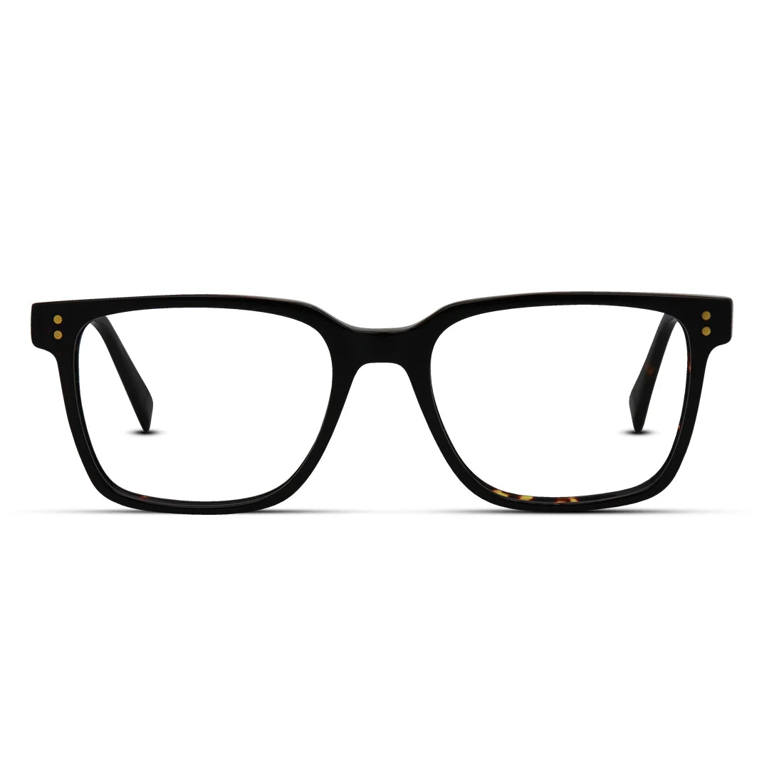 Men's Acetate Square Wayfarer Eyeglasses Classic Frames