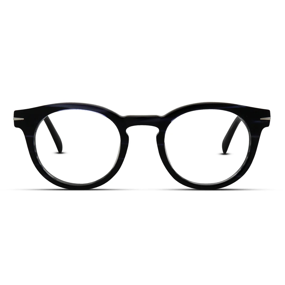 Acetate Round Unisex Eyeglasses Classic Stylish Frames