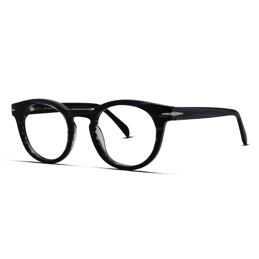 Acetate Round Unisex Eyeglasses Classic Stylish Frames