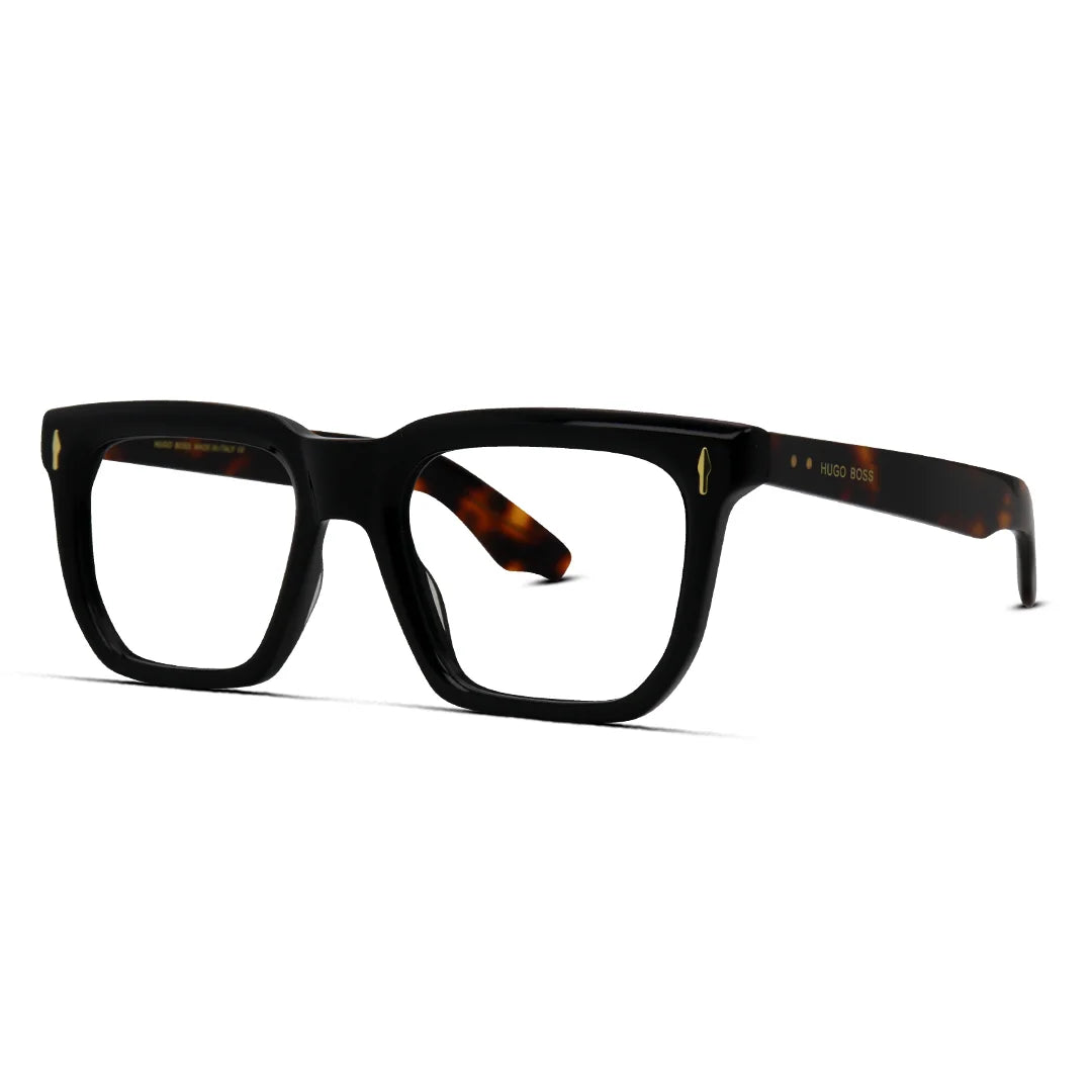 Thick Hexagon Acetate Eyeglasses Bold Unisex Geometric Frames