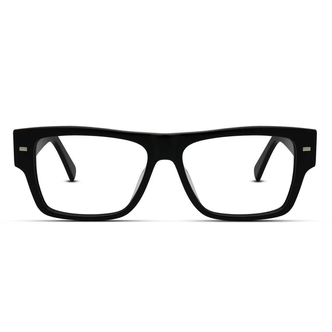 Men's Bold Acetate Eyeglasses Thick-Frame Statement Styles