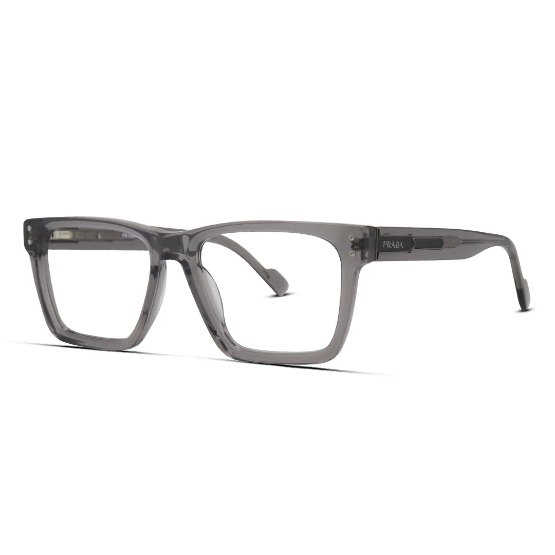 Bold Acetate Glasses for Men Wide & Thick Rectangle Frame