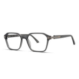 Unisex Acetate Hexagon Eyeglasses Geometric Modern Frame