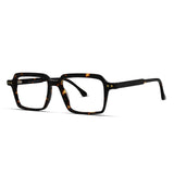 Sharp Rectangle Glasses in Acetate Rectangular Unisex Frame