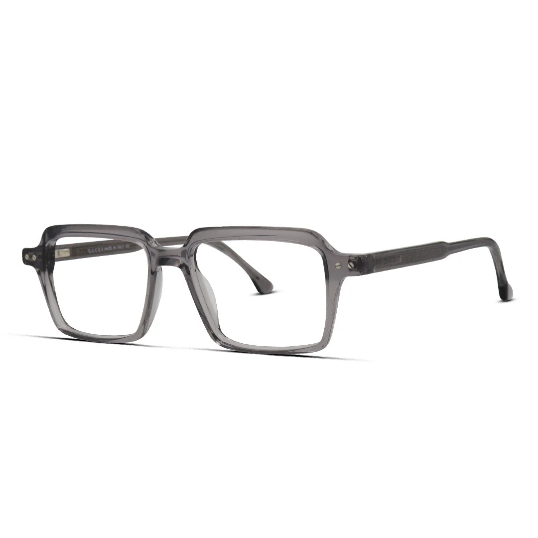 Sharp Rectangle Glasses in Acetate Rectangular Unisex Frame