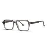 Sharp Rectangle Glasses in Acetate Rectangular Unisex Frame
