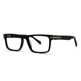 Rectangle Men's Glasses Durable Premium Acetate Frame