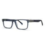 Rectangle Men's Glasses Durable Premium Acetate Frame