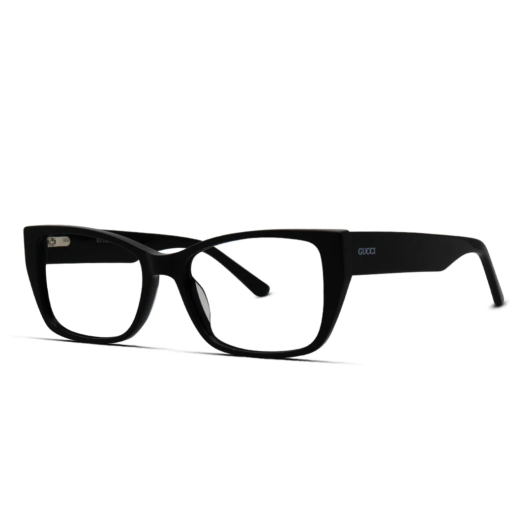 Women's Semi-Cat Eye Acetate Glasses Elegant & Flattering
