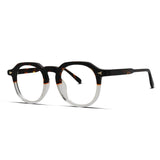 Semi-Round Hexagonal Acetate Eyeglasses Men & Women