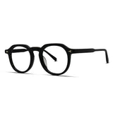 Semi-Round Hexagonal Acetate Eyeglasses Men & Women