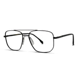 Square Double Bridge Glasses Unisex Eyewear
