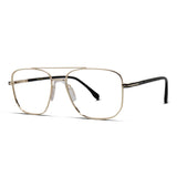 Square Double Bridge Glasses Unisex Eyewear