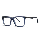 Men's Hexagon Acetate Eyeglasses Geometric Frame