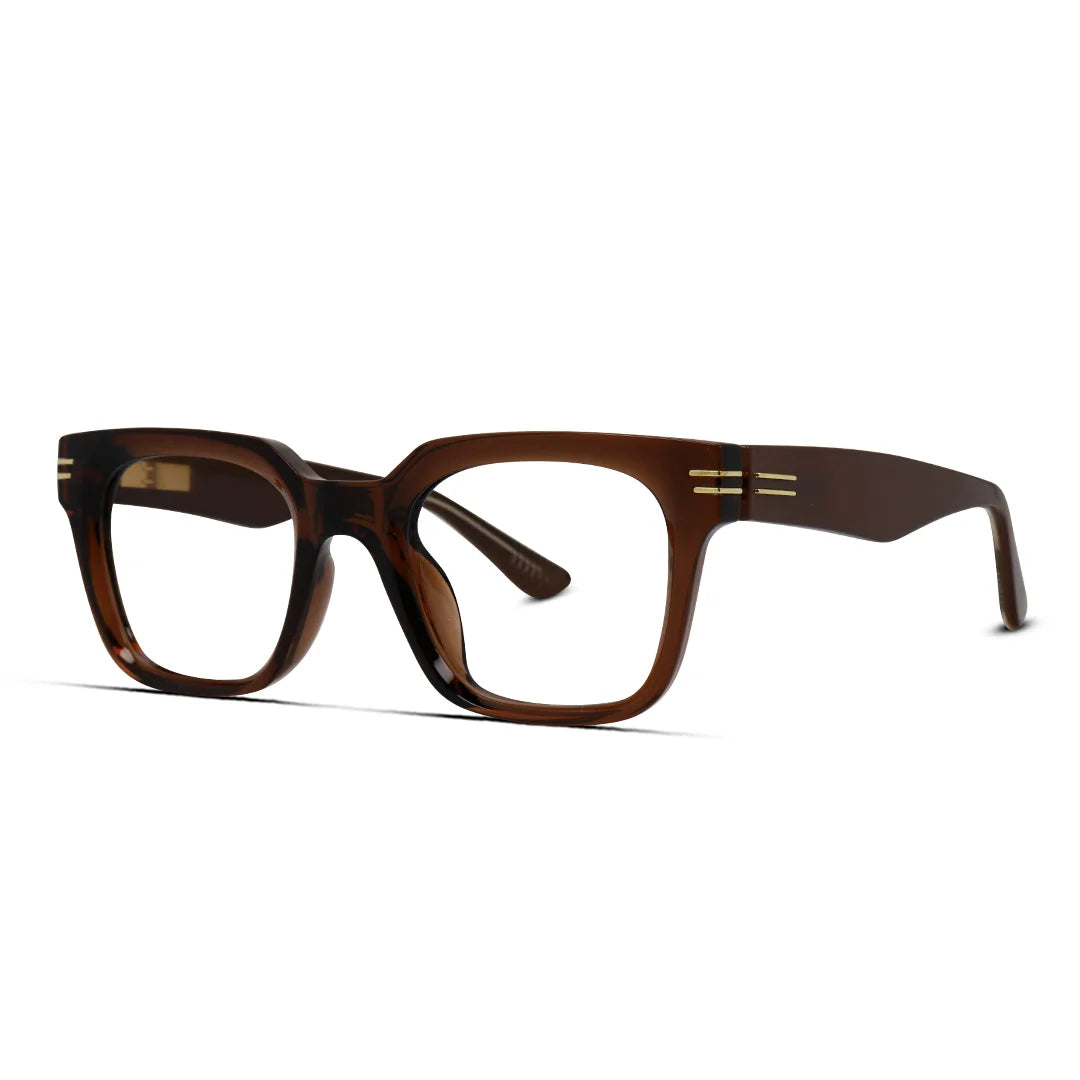 Thick Square Eyeglasses Bold Unisex Frame