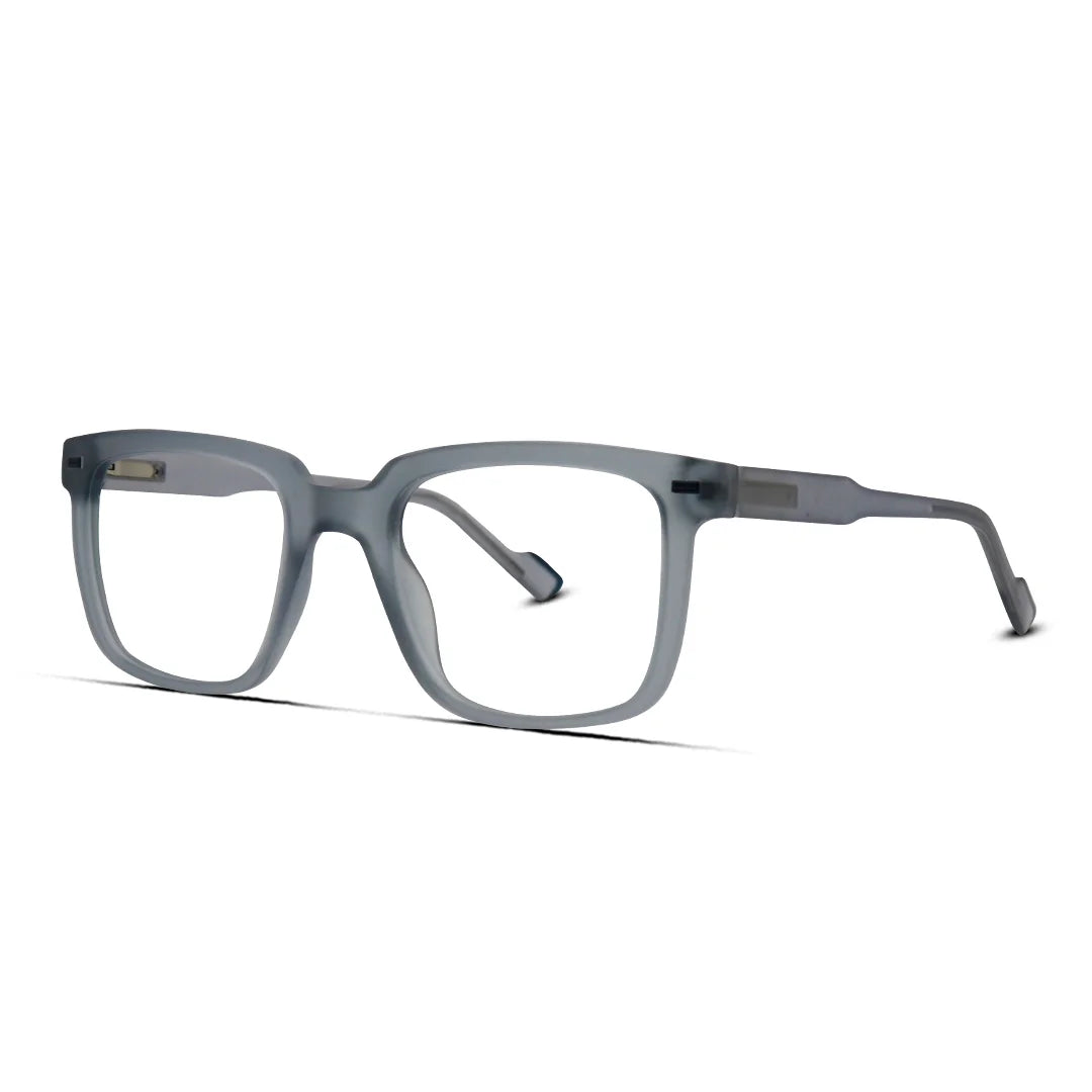 Unisex Square Matte Flexible Eyeglasses for Casual Wear