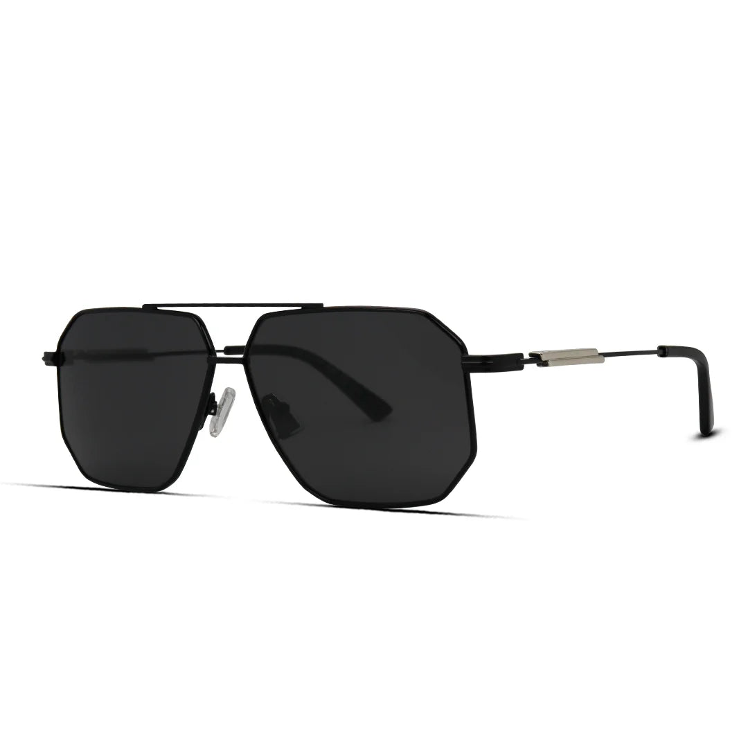 Premium Metal Hexagon Aviator Sunglasses for Men