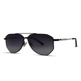 Premium Metal Geometric Aviator Sunglasses