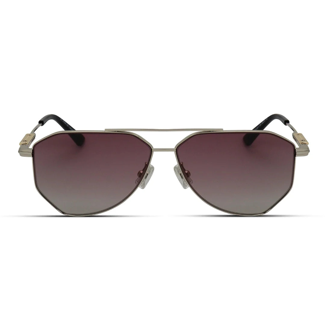 Premium Metal Geometric Aviator Sunglasses