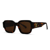 2611E Clash Round Square Sunglasses Unisex