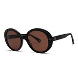 Kubik 5077S Round Bold Acetate Polarized Sunglasses