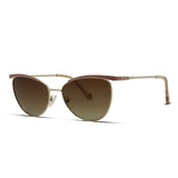 Kubik 5051S Metal Cat Eye Polarized Sunglasses
