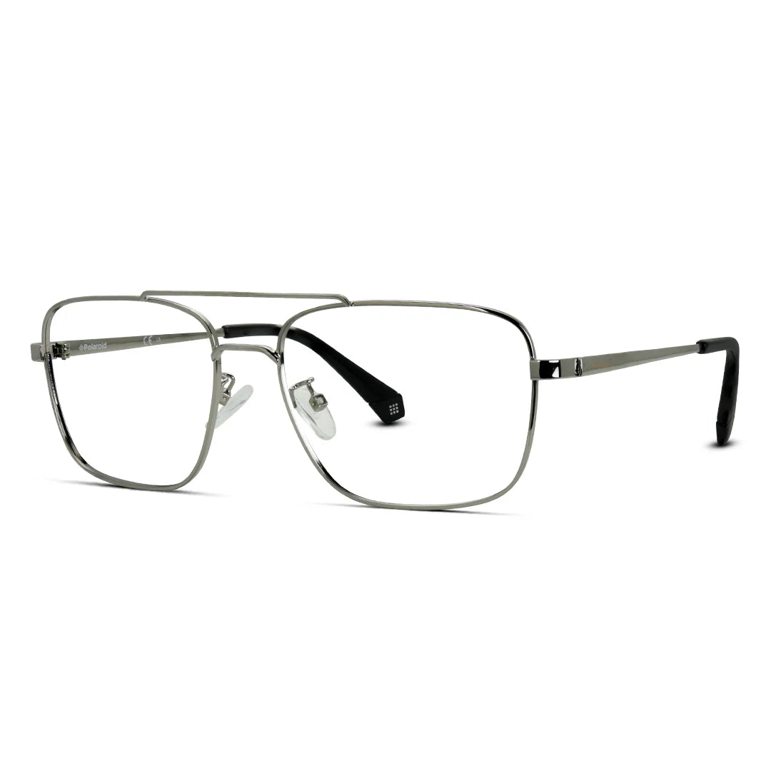 Rectangle Metal Aviator Eyeglasses For Men