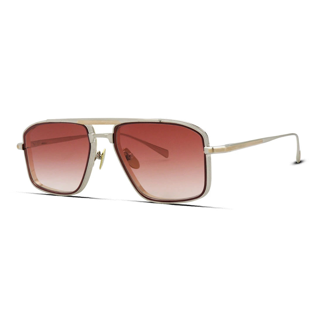Earl Metal Aviator Square Sunglasses